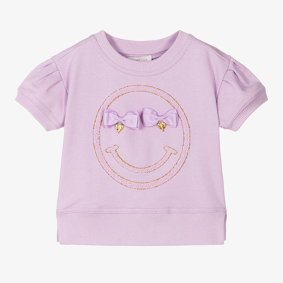 Angel's Face Kids' Girls Lilac Purple Jersey T-shirt