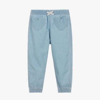 Hatley Babies' Girls Blue Chambray Trousers