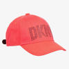 DKNY DKNY TEEN GIRLS NEON PINK STUDDED CAP