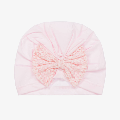Jamiks Kids' Girls Pink Cotton Bow Turban