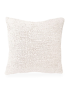 Anaya Cozzy Cotton Boucle Down Pillow In Ivory