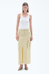Filippa K Re:sourced Crepe Cargo Skirt In Green