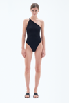 Filippa K Black Asymmetric One-piece