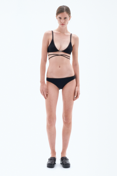 Filippa K Contrast Hipster Swim Brief In Black