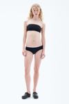 Filippa K Bandeau Swim Top In Black