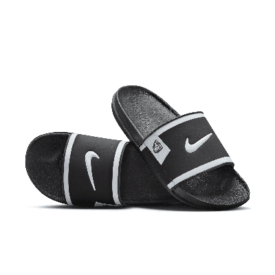 Nike Men's Offcourt (las Vegas Raiders) Offcourt Slides In Black