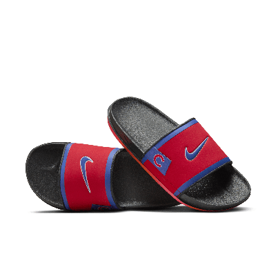 Nike Men's Offcourt (chicago Cubs) Offcourt Slides In Red