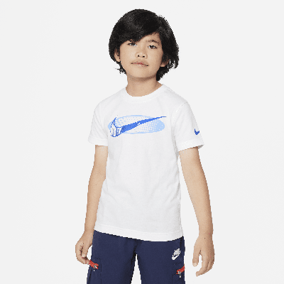 Nike Swoosh Tee Little Kids T-shirt In White