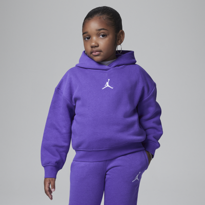 Jordan Icon Play Pullover Hoodie Little Kids Hoodie In Purple