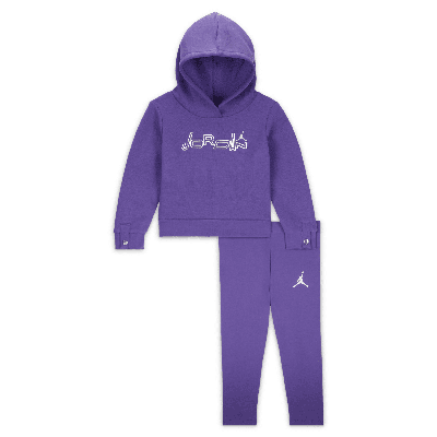 Jordan Take Flight Leggings Set Baby 2-piece Set In Purple