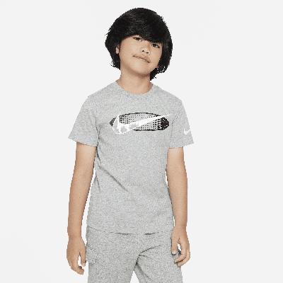 Nike Swoosh Tee Little Kids T-shirt In Grey