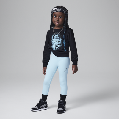Jordan Babies' W J Brooklyn Fleece Leggings Set Toddler 2-piece Set In Blue