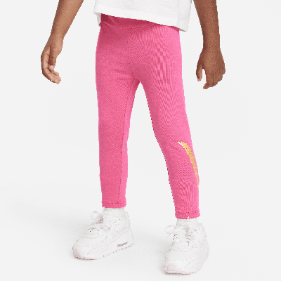 Nike Babies' Sportswear Shine Leggings Toddler Leggings In Pink