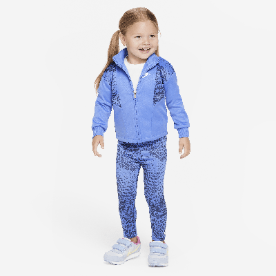 Nike Babies' "home Swoosh Home" Track Set Toddler Tracksuit In Blue