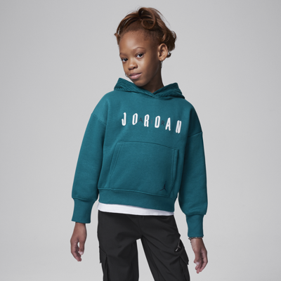 Jordan Soft Touch Mixed Pullover Hoodie Little Kids Hoodie In Green