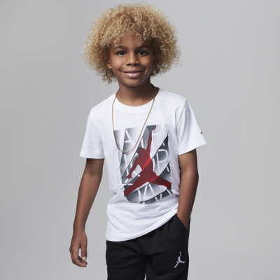 Jordan Aj12 Stealth Mode Tee Little Kids T-shirt In White