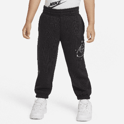 Nike Babies' Sportswear Shine Fleece Pants Toddler Pants In Black