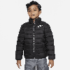 Nike Solid Puffer Jacket Little Kids' Jacket In Black