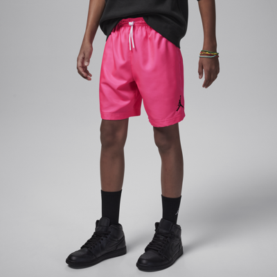 Jordan Jumpman Big Kids' Woven Play Shorts In Pink