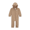 Nike Essentials Hooded Coverall Baby Coverall In Brown