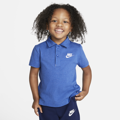 Nike Babies' Dri-fit Toddler Polo In Blue