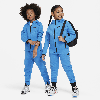 Nike Sportswear Tech Fleece Full-zip Set Little Kids 2-piece Hoodie Set In Blue
