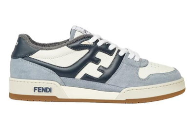 Pre-owned Fendi Match Light Blue White In Light Blue/white