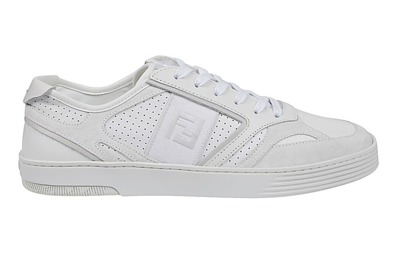Pre-owned Fendi Step White Light Grey In White/light Grey