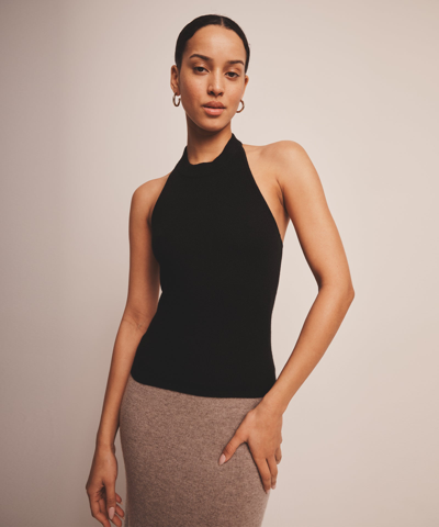 Naadam Cashmere Halter Top In Black