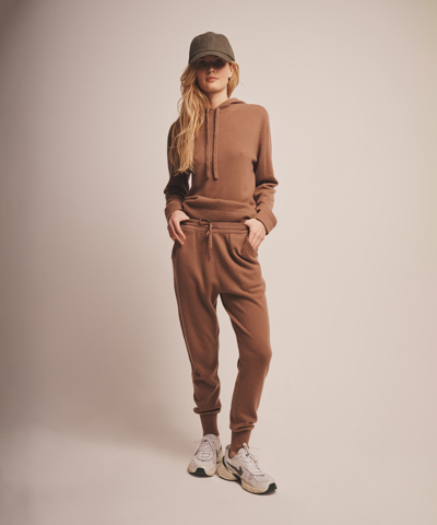 Naadam Off-duty Cashmere Jogger In Toffee Brown