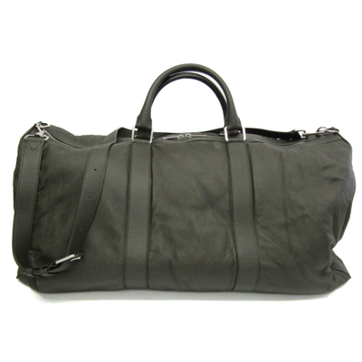 Bottega Veneta -- Khaki Leather Travel Bag ()
