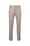 Jacob Cohen Denim Trousers With Belt Loops And Back Pockets In Grey