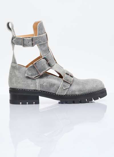 Vivienne Westwood Rome Boots In Grey
