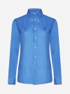 Polo Ralph Lauren Cotton Shirt In Blue