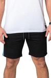 Maceoo On Track Shorts In Black