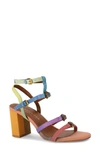 Kurt Geiger Women's Hampton Block Heel Gladiator Sandals In Rainbow