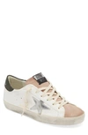 Golden Goose Super-star Low Top Sneaker In White/ Silver