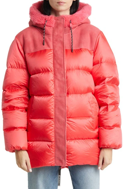 Ugg Shasta Down Puffer Jacket In Pink Glow