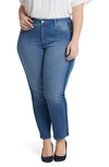 Nydj Marilyn High Waist Ankle Straight Leg Jeans In Azure Wave
