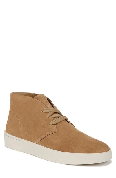 Vince Men's Pietmont Suede Chukka High-top Sneakers In Newcamel