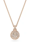 Swarovski Meteora Pendant Small Rose Gold Shiny Crystal In Rose Gold