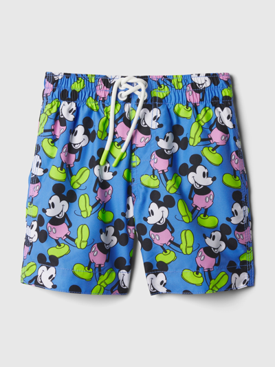 Gap Baby | Recycled Disney Mickey Mouse Swim Trunks In Blue