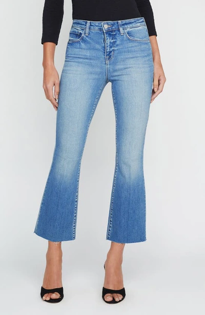 L AGENCE KENDRA HIGH WAIST CROP FLARE JEANS