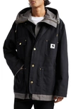 SACAI CARHARTT WIP REVERSIBLE COTTON CANVAS COAT