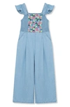 PEEK AREN'T YOU CURIOUS KIDS' EMBROIDERED SMOCKED JUMPSUIT