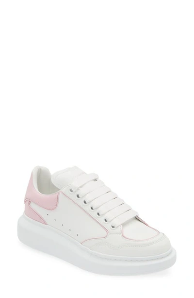 Alexander Mcqueen Oversize Sneaker In White/ Pink
