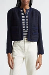 A.L.C OLLIE BRAID TRIM CROP JACKET