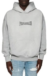 Purple Brand Oversize Logo Graphic Fleece Hoodie In Heather