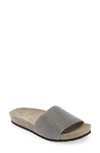 Brunello Cucinelli Monili Band Slide Sandal In Silver