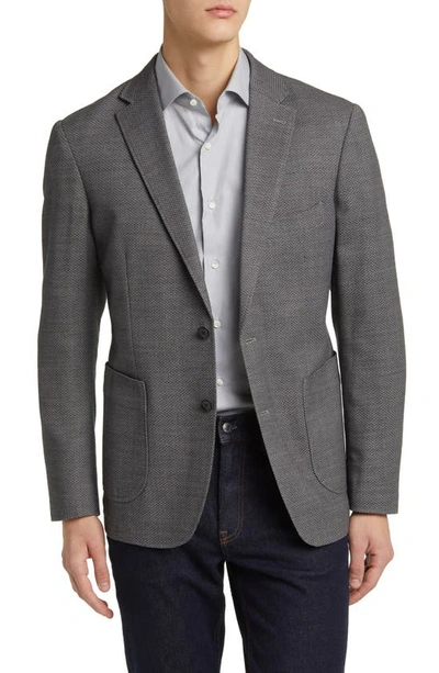 Rodd & Gunn Rodd And Gunn Haldon Button Front Slim Fit Jacket In Grey